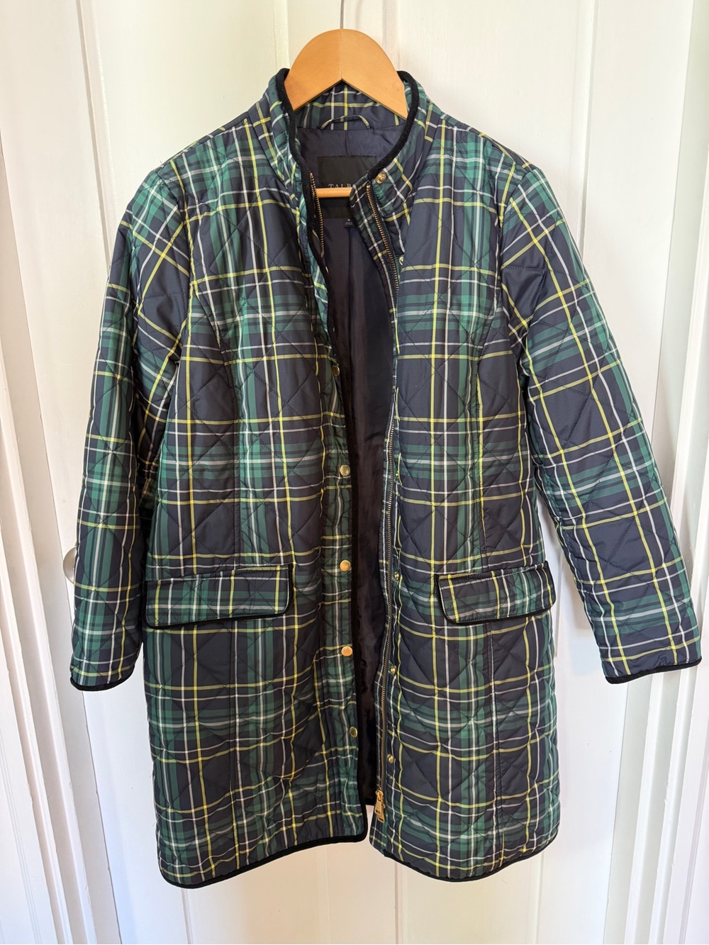 Talbots Plaid Quilted Jacket - Picture 6 of 7
